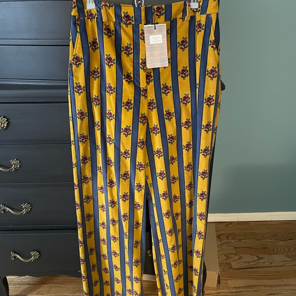 Sezane x Marie de la Orden MDLO Guissepe Trousers 8 Striped Pants